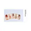 Unhas Usáveis para Outono e Inverno, Unhas Manicure Longas Brilhantes com Diamantes Borboleta, Totalmente Feitas à Mão, Unhas para Venda por Atacado para Salões de Unhas
