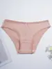 Ropa interior sin costuras de algodón puro acanalado de cintura baja para mujer, transpirable y amigable con la piel, para mujeres jóvenes, en varios colores