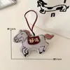 Chaveiro Pingente de Pônei Desenho Animado Estilo Chinês Boneca Zodíaco Cavalo Pingente de Bolsa Presente de Feriado Boneca de Bênção