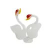 Decoración de Cisne Glaseado de Zibo para Coche, Escritorio de Oficina, Sala de Estar, Dormitorio, Regalo Navideño Transfronterizo