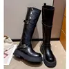 Botas de Cowboy Ocidentais 2026 para Mulheres, Botas Longas para Viagem de Outono em Xinjiang, Botas de Cavaleiro Maillard, Botas Martin com Solado Grosso