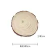 Accesorios Navideños de Madera para Manualidades Rodajas de Madera de Pino Natural Posavasos de Anillos de Árbol Adornos de Madera Vintage Rodajas de Madera Cruda