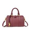Bolso de Mano Cruzado Popular Nuevo para Viajes de Negocios Versátil Acolchado de Cuero Tejido Bolso Cruzado al Hombro Bolso Almohada