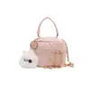 Bolsa de Cor Lisa de Alta Qualidade Estilosa com Corrente de Grande Capacidade Padrão Diamante Feminina 2026 Nova Moda Bolsa de Mão Ombro Transversal Bolsa Caixa