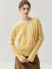 Frontera de la Moda~ Suéter de Cachemira con Cuello Cruzado Asimétrico para Mujer, Capa Base Pullover, Ropa de Punto de Lana Moderna y Encantadora