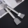 Pala para limpiar grasa de cocina pala de hielo de acero inoxidable pala de limpieza pala para descongelar refrigerador pala para campana extractora pala descontaminante cuchillo