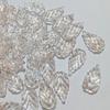 Pente de cabelo de folha pontiaguda material Contas de pétalas esmaltadas diy acessórios de cabelo antigos