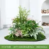 Plantas Artificiais de Flores Hy-Af7 para Decoração Suave, Plantas Verdes Falsas Populares para Paisagismo Interno e Externo, Decoração de Vitrine