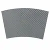 Mantel individual en forma de abanico de cuero PU con patrón de espiga, impermeable, a prueba de aceite, aislante térmico para mesas, para hoteles, restaurantes y uso doméstico, fácil de limpiar