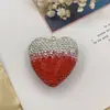 Accesorios para llavero de amor con gradiente grande, colgantes para llaves de arcilla blanda, accesorios de joyería de estilo lindo de moda en la red, venta al por mayor