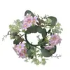 Guirlanda Porta-Velas de Hortênsia Artificial, Decoração de Mesa Atmosfera de Alto Padrão Estilo Europeu, Flor para Decoração de Festa
