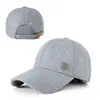 Gorra de Béisbol de Moda con Sello de Lana para Otoño e Invierno para Hombres, Gorra de Pico Simple y Versátil para Mujeres, Sombrero Cálido para Exteriores con Protección Solar