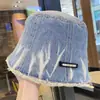 Sombrero de Pescador Lavado de Mezclilla Vintage para Mujer, Sombrero Versátil Casual para Primavera y Otoño que Hace que la Cara Parezca Más Pequeña, Sombrero de Pescador de Moda Tendencia