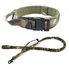 Coleira Tática para Cachorro Guia de Cachorro Coleira para Exterior Nylon Cão Médio e Grande Treinamento de Cão Militar Coleira Tática para Cachorro