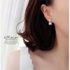 Pendientes de moda de otoño e invierno 2022 para mujer, de plata pura 925, con diseño de corona y diamantes de lujo, ligeros y móviles.