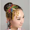 Jiaozhou Yangko tocado abanico apertura danza plaza danza cuadrada tocado de plaza danza clásica folclórica latina actuación de danza cuadrada por Mai Taibao