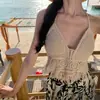 Pintura a tinta folhas chiffon calça pantalona fenda cintura alta calça afunilada calças proteção solar saia Dai de Xishuangbanna