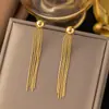Pendientes Ins Europeos y Americanos Estilo Fresco Nicho Elegantes Acero Inoxidable Pendientes de Perla Transfronterizos Pendientes en Forma de U Gama Alta