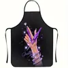 Ropa de trabajo de barbero de comercio exterior personalizada, delantal de cocina, delantal hecho a mano para estudio DIY, delantal de manicurista
