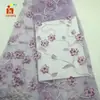 Nuevo Vestido Cheongsam de Verano Bordado Tela Bordada Punto Plano Bordado Pieza Clave Clavo Tela Bordada con Cuentas