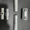 Pieza de unión redonda de hierro galvanizado sin soldadura para tubería de agua, accesorio de fijación para cubierta de invernadero, conector para tubería de acero, junta directa