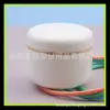 Frasco de creme plástico com boca larga e espiral dourada 250g frasco de creme frasco de cera automotiva com tampa interna 250g lama de máscara reembalada