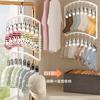 Colgador Múltiple para Ropa Infantil Almacenamiento de Armario Calcetines para Bebé Nuevos Tendedero Multicapa Colgador de Ropa Extraíble