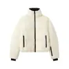 Comercio Exterior Transfronterizo Estilo Americano 2025 Invierno Nuevo Modelo Cuello Alto Tejido de Ocho Hilos Engrosado Chaqueta de Esquí Chaqueta de Algodón Cálida