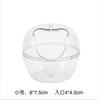 Hamster Banheiro Urso Dourado Pequeno Animal De Estimação Completo Transparente Acrílico Desodorante Banho Totoro Sanitário Areia De Banho Anti-respingos