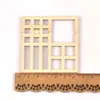 Accesorios de joyería de madera DIY ventana hueca Madera 58mm-72mm ángulo decorativo flor parche pequeño punto al por mayor