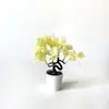 Planta artificial decorativa de pino de bienvenida en maceta para interior y exterior, nuevo arreglo de estilo chino para estudio y sala de estar, flores artificiales, plantas verdes, bonsái, maceta pequeña
