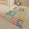 Alfombrilla de baño, alfombrilla antideslizante de PVC para el baño, la ducha y el inodoro, alfombrilla antideslizante para ducharse, alfombrilla impermeable y de drenaje para baño e inodoro