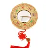 Brújula de Cobre, Espejo de Ocho Trigramas, Colgante de Espejo de Ocho Trigramas, Espejo Convexo, Adornos de Mascota para Tienda de Manualidades para el Hogar