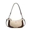 Bolso de Hombro para Mujer con Diseño de Nicho Coreano de Moda 2026 Nuevo Estilo Bolso de Hombro Bolso Cruzado de Color Sólido a la Moda para Mujer