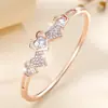 Pulsera de Amor de Lujo Ligero y Exquisita Incrustada con Diamantes para Mujer, Diseño de Nicho, Pulsera de Zirconia de Alta Gama en Forma de Corazón, Joyería Transfronteriza Europea y Americana