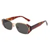 Colección de Gafas de Sol de Metal, Nuevo Estilo de Alta Gama para Mujer, Moda Personalizada Fotografía Callejera, Gafas de Sol Lisas Ojo de Gato Anti-UV para Hombre