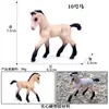 Modelo de Caballo Blanco Simulador Caballo de Pradera Potro Animal Juguete de Plástico Animal Salvaje Regalo Cognitivo para Niños Regalo