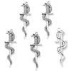 Accesorios de aleación DIY serpiente rodeando espada antigua daga colgante pulsera llavero collar pendientes colgante M104