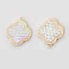 Colgante de Trébol de Amor de Doble Cara Mickey colgante chapado en color cadena para teléfono móvil material decorativo tridimensional accesorios luminosos para DIY