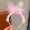 Diadema para el cabello de niños Lindo Dibujo Animado Sanrio Tocado Lazo Exquisito Lentejuelas Súper Lindas Orejas Grandes Accesorios para el Cabello de Niñas
