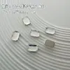 Rhinestones de Cristal Biselado de Fondo Plano Octagonal Rectangular de Colores para Uñas Decoración de Uñas DIY Accesorios Venta al por Mayor