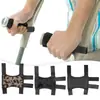 Almohadillas Peludas para Muletas de Antebrazo, Bastones Suaves Acolchados para Personas de Mediana Edad y Mayores, Ayudas para Caminar Axilares, Almohadillas para Agarre de Muletas, Almohadillas de Agarre para Antebrazo