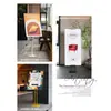 Soporte de Pizarra, Soporte de Cartel Promocional para Eventos de Exhibición, Soporte de Exhibición Telescópico, Soporte Vertical de Piso para Carteles de Agua