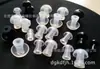 Tapones de Silicona para Oídos con Cabeza de Hongo, Protectores Auditivos, Tapones de Silicona para Audífonos, Ganchos para Orejas, Tapones Protectores Negros, Molde de Silicona