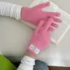 Moda Inverno Masculino e Feminino Estudante Outdoor Ciclismo Luvas de Tricô Meio Dedo Tela Sensível ao Toque Quente Atacado