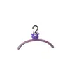Percha Morada de Pequeño Monstruo para Ropa Infantil para Uso Doméstico, Antideslizante, Sin Marcas, Específica para Bebés, Organizador de Ropa para Bebés