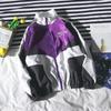 Abrigo de pareja estilo coreano Hong Kong Harajuku marca de moda callejera estilo Hong Kong color retro combinado chaqueta holgada cortavientos deportivo para hombres y mujeres