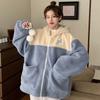 Ropa de otoño e invierno para mujer talla grande MM gorda 200 kg chalecos estilo perezoso abrigo suelto versión coreana ins tendencia