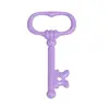 Colgante Colorido en Forma de Llave Colgante Chapado Cadena para Teléfono Móvil Llavero Material Decorativo Estéreo Accesorios para Joyería DIY