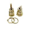 Enchufe de Alimentación DC Conector Hembra Socket Metálico DC099 Pin 5.5*2.1 Chapado en Oro Resistente a Altas Temperaturas Alta Conductividad Enchufe